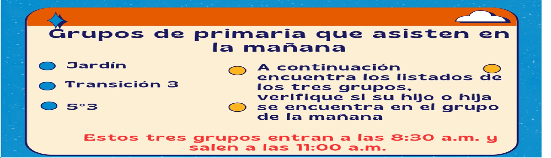 Grupos primaria a.m.